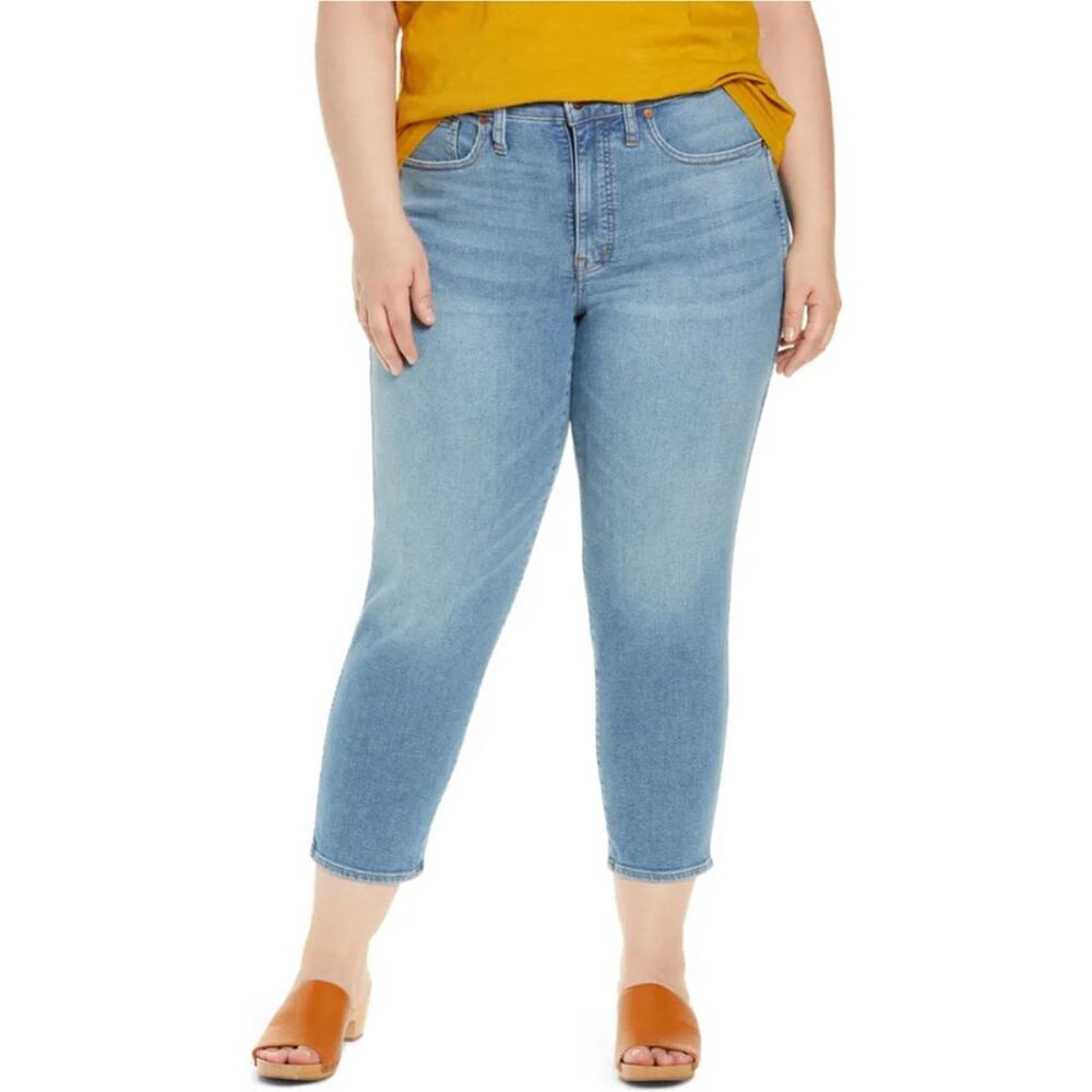 NWT MADEWELL Stovepipe Jeans Blue Denim 28W